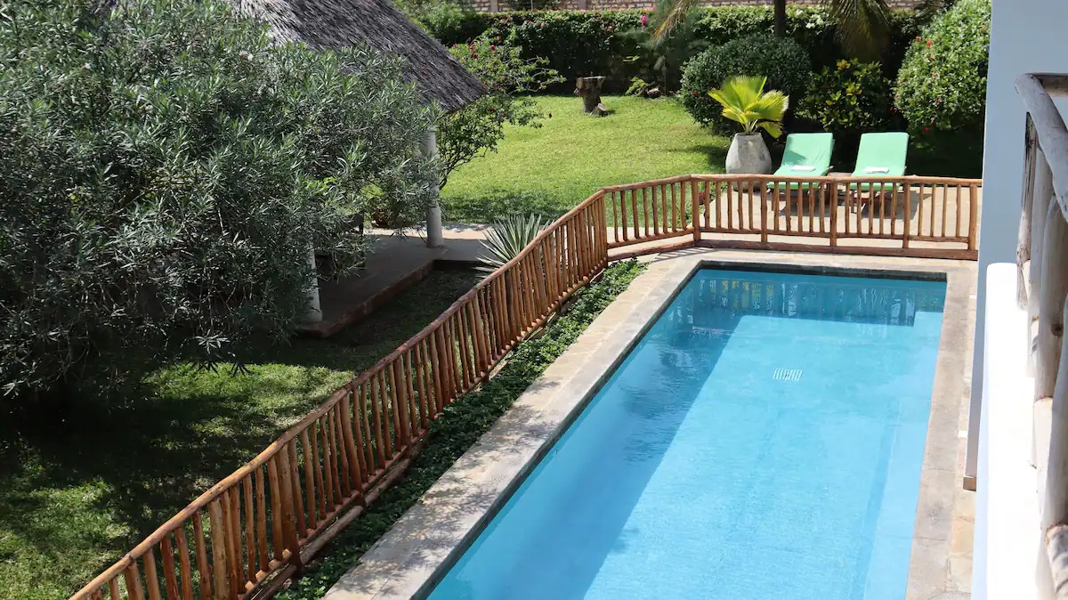 beach front vacation villa Diani Beach