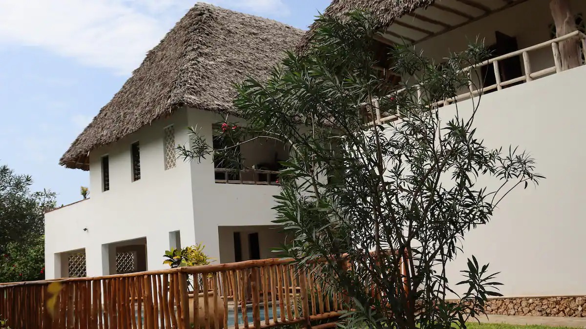 beach view vacation villa Diani